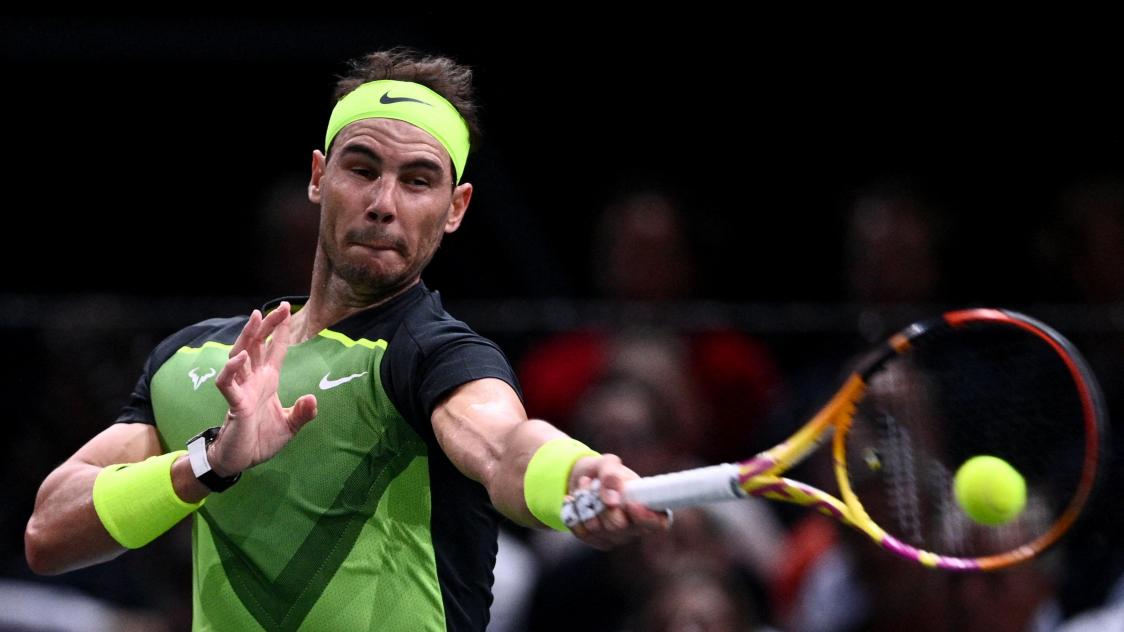Tennis Rolex Paris Masters. Rafael Nadal limin d s son entr e